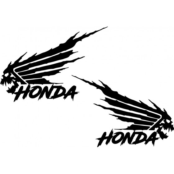 2x Honda Logo Skull Wings...