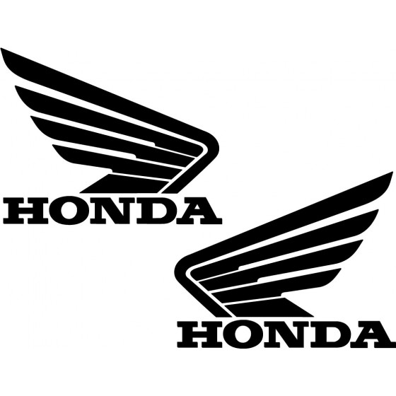 2x Honda Logo Wings Die Cut...