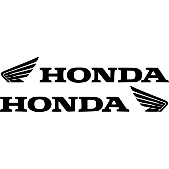 2x Honda Logo Wings Die Cut...