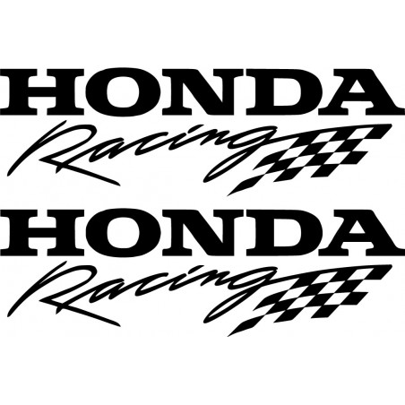 Honda Racing Die Cut Style 3 Stickers Decals - DecalsHouse