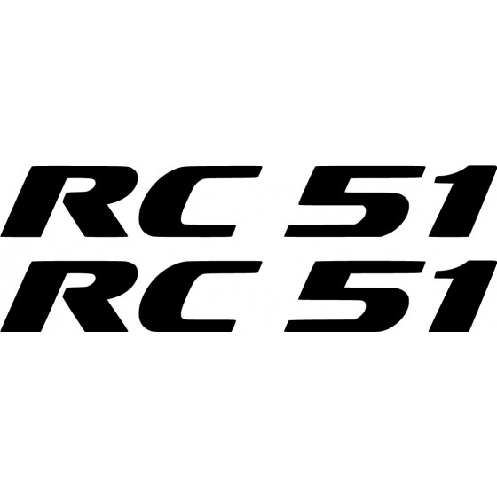 2x Honda Rc 51 Die Cut...