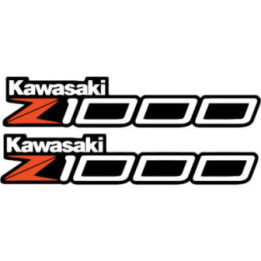 Kawasaki Z 1000 Orange Style 2 Stickers Decals - DecalsHouse
