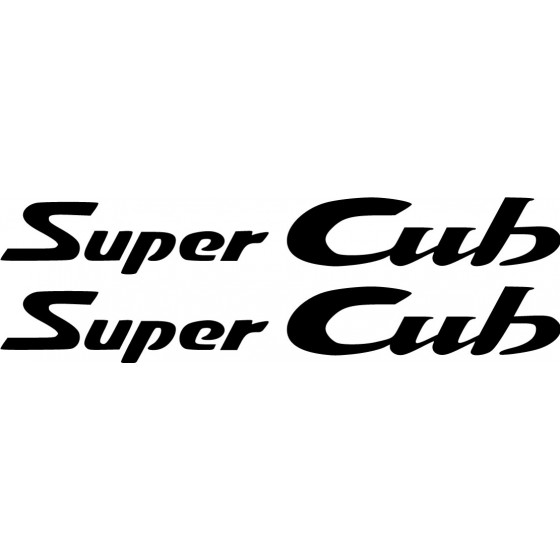 2x Honda Super Cub Die Cut...