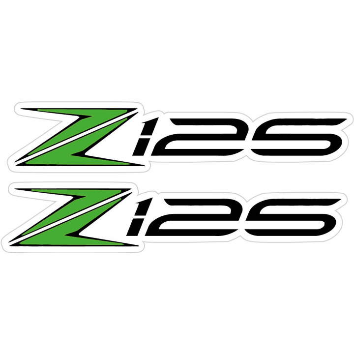 Kawasaki Z125 Stickers – Style 2 Naked Bike Decals (2-Pack)