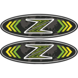 Kawasaki Z Logo Oval Stickers Decals - DecalsHouse