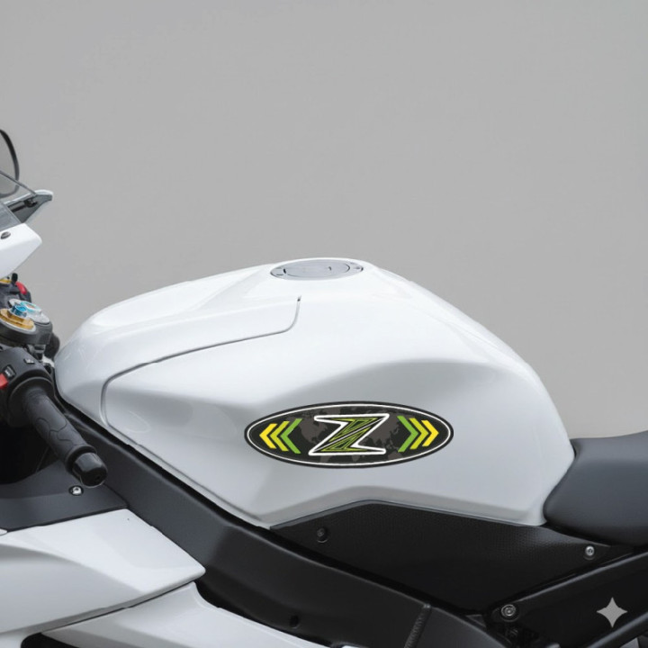 Kawasaki Z Logo Oval Stickers Decals - DecalsHouse