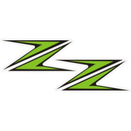 Kawasaki Z Logo Stickers Style 2 – Naked Bike Decals (2-Pack) | DecalsHouse