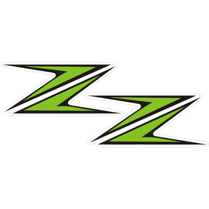 Kawasaki Z Logo Stickers Style 2 – Naked Bike Decals (2-Pack) | DecalsHouse