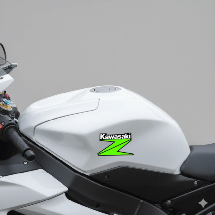 Kawasaki Z Logo Stickers Style 23 – Naked Bike Decals (2-Pack) | DecalsHouse