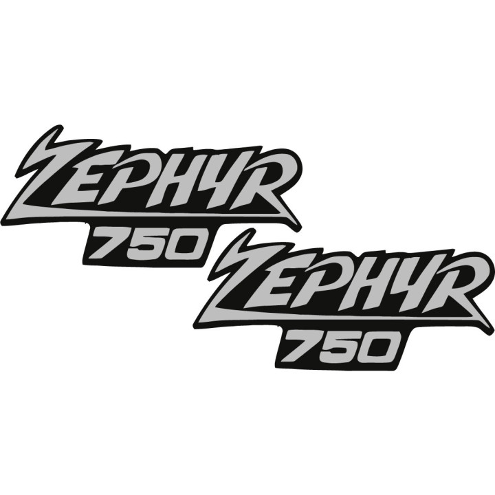 Kawasaki Zephyr 750 Stickers - ZR750 Retro Decals (2-Pack)