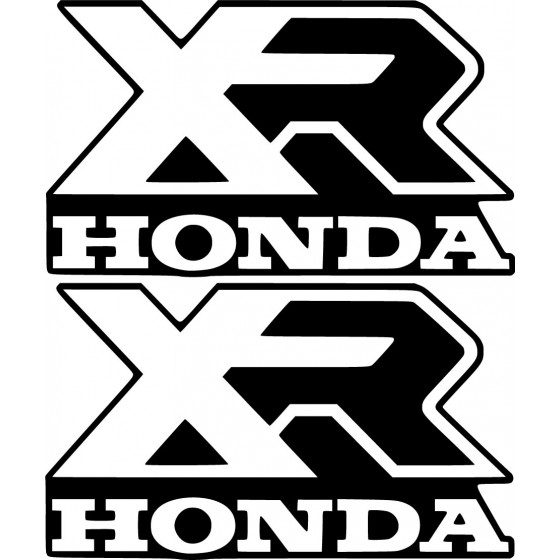 2x Honda Xr Die Cut...