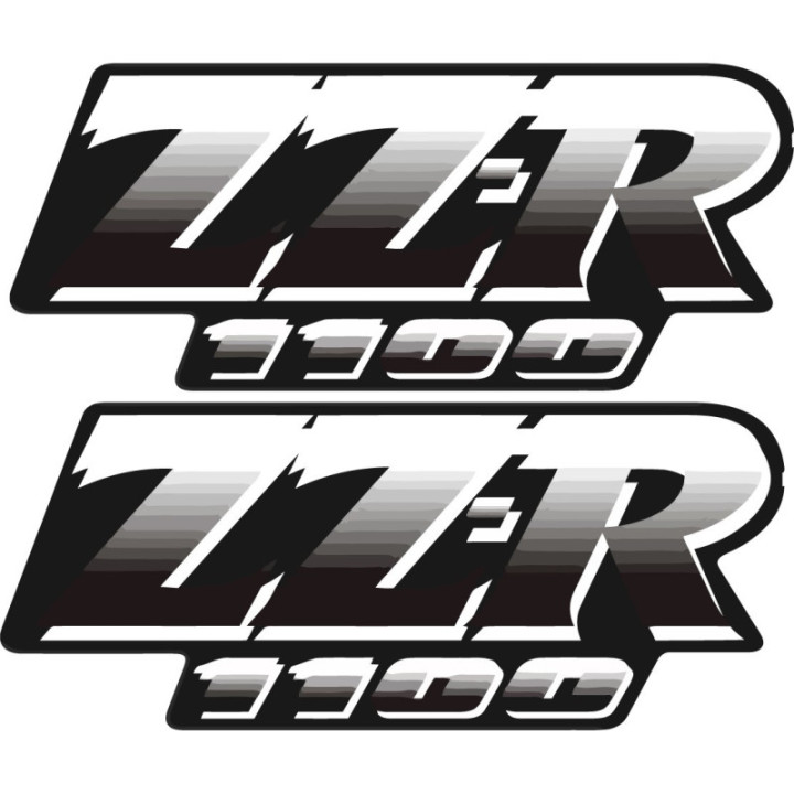 Kawasaki ZZR 1100 Style 2 Stickers – ZX-11 C D Decals (2-Pack)