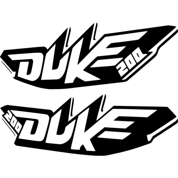 Ktm Duke 200 Die Cut Stickers Decals - DecalsHouse