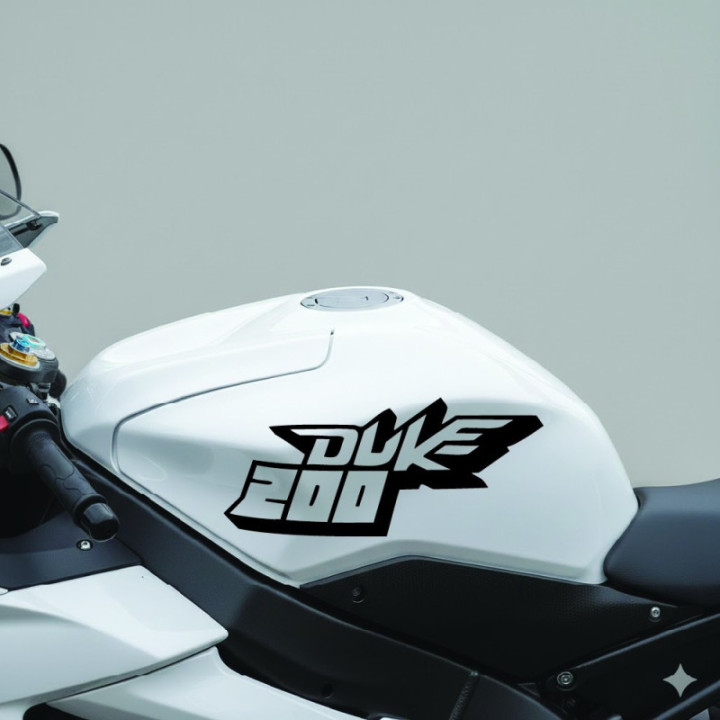 Ktm Duke 200 Die Cut Style 2 Stickers Decals - DecalsHouse