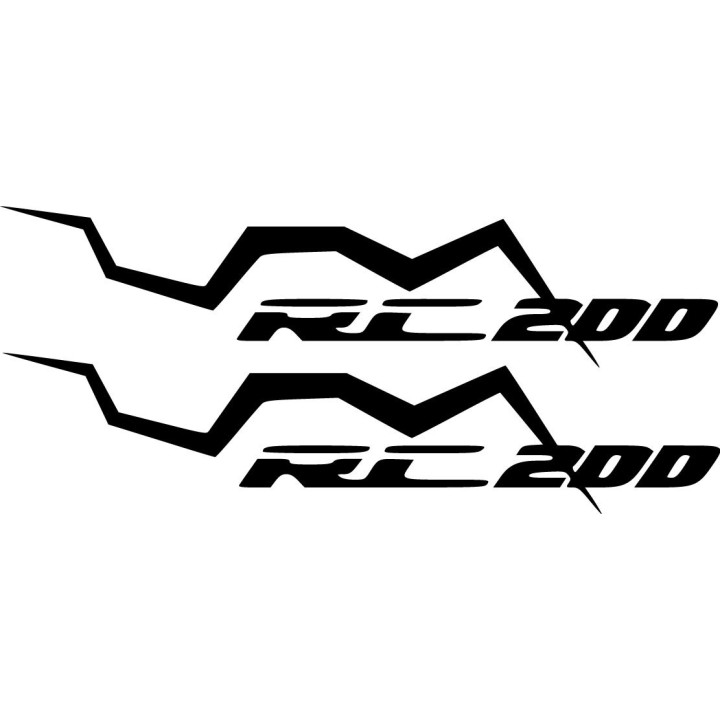 Ktm Rc 200 Die Cut Stickers Decals - DecalsHouse