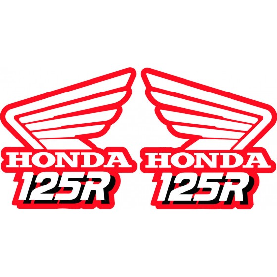 Honda Cr 125 Wings Stickers...