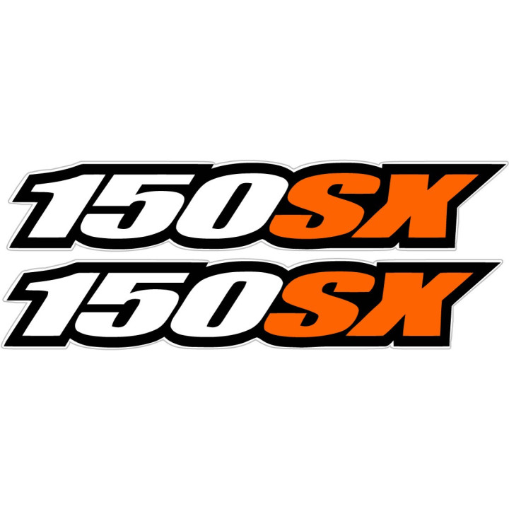 KTM 150 SX Stickers – Motocross Two-Stroke Decals (2-Pack)