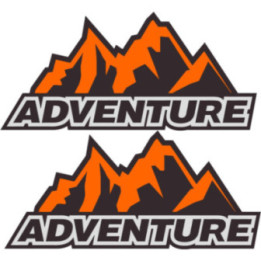 KTM Adventure Stickers - 1290 890 790 Touring Decals (2-Pack)