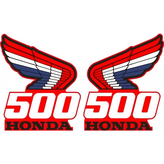 Honda Cr 500 Wings Stickers...