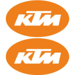 Ktm Logo Oval Stickers Decals - DecalsHouse