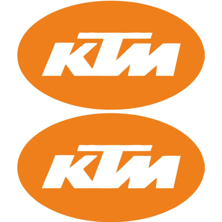 Ktm Logo Oval Stickers Decals - DecalsHouse