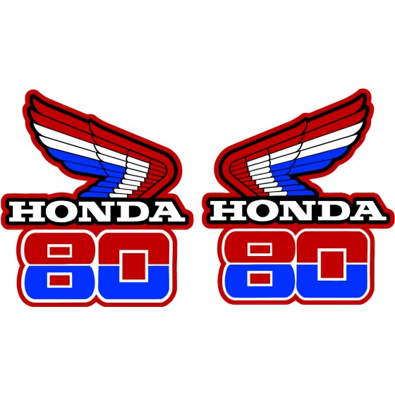 2x Honda Cr 80r Wings Style...