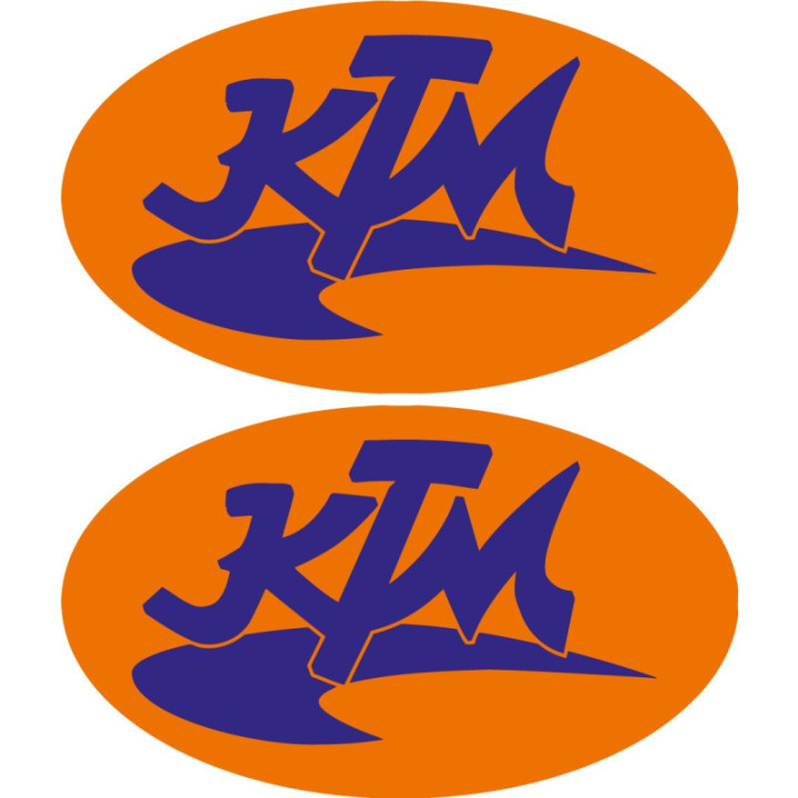 Ktm Logo Oval Style 2 Stickers Decals - DecalsHouse