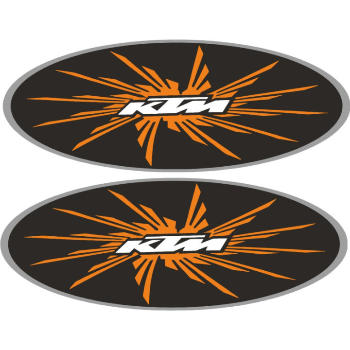 Ktm Logo Oval 1 Stickers Decals - DecalsHouse