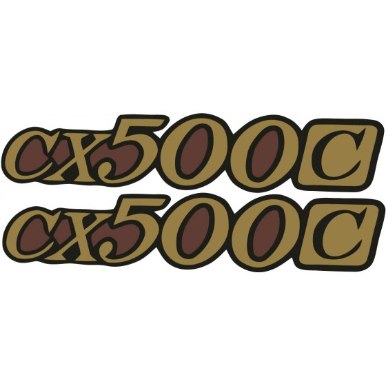 2x Honda Cx 500c Stickers...