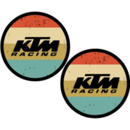Ktm Racing Round Stickers Decals - DecalsHouse