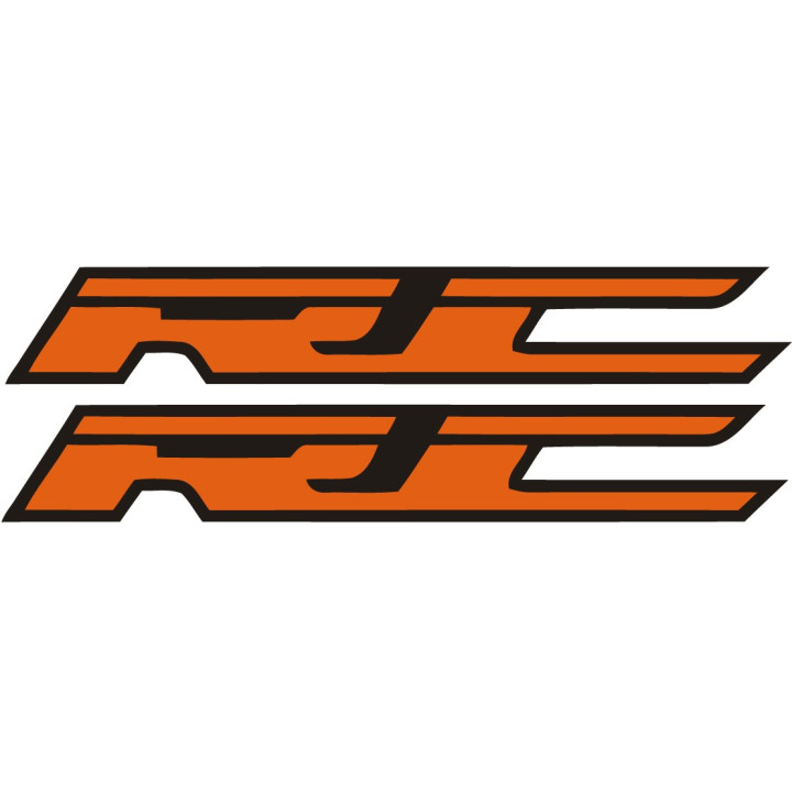 KTM RC Stickers – RC 125 RC 200 RC 390 Sportbike Decals (2-Pack)