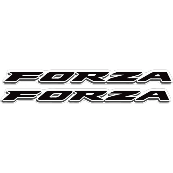 2x Honda Forza Stickers Decals