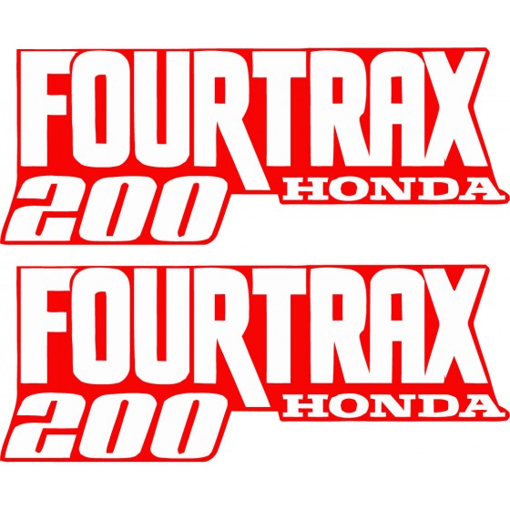2x Honda Fourtrax 200...
