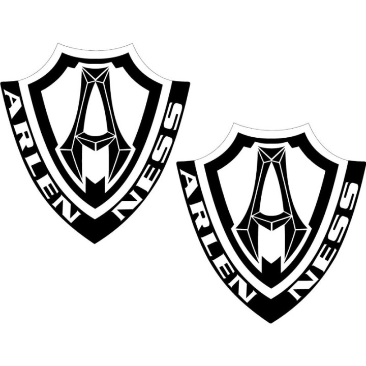Arlen Ness Logo Die Cut Stickers Decals - DecalsHouse