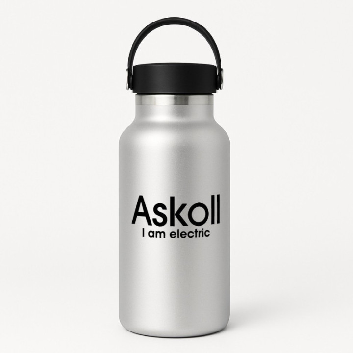 Askoll I Am Electric Die Cut Lettering Stickers Decals - DecalsHouse