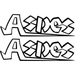 Aspes Logo Die Cut Outline Stickers Decals - DecalsHouse