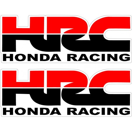 Honda Logo Hrc Racing Style 2 Stickers Decals - DecalsHouse