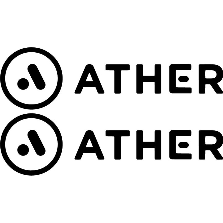 Ather Moto Logo Die Cut Stickers Decals - DecalsHouse