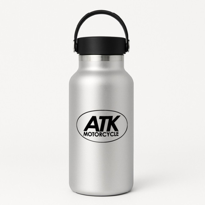 Atk Logo Die Cut Oval Stickers Decals - DecalsHouse