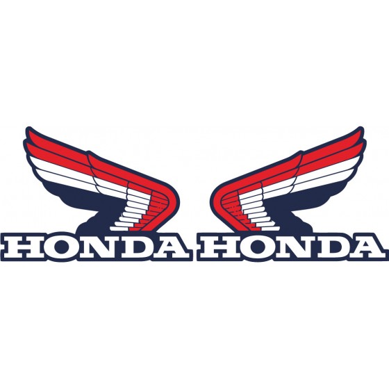 Honda Logo Wings Style 2 Stickers Decals - DecalsHouse