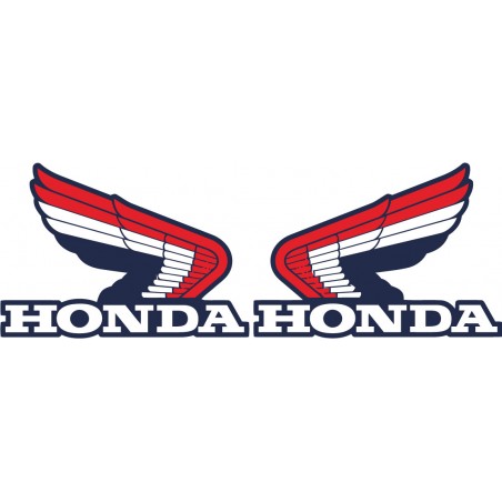 Honda Logo Wings Style 2 Stickers Decals - DecalsHouse