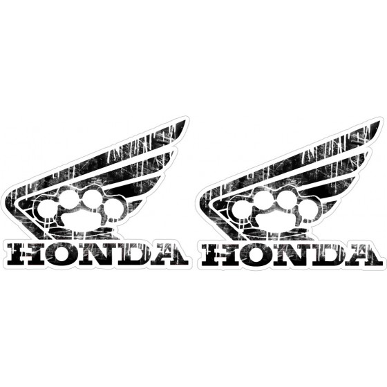 2x Honda Logo Wings Style 3...