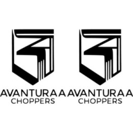 Avanturaa Choppers Logo Die Cut Stickers Decals - DecalsHouse
