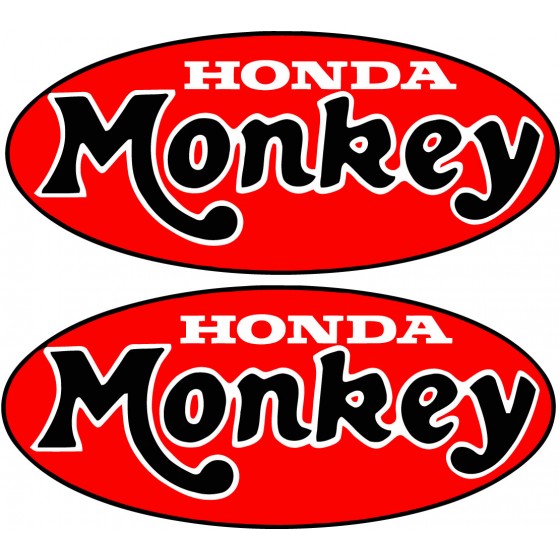 2x Honda Monkey Stickers...