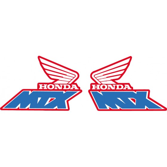 2x Honda Mtx Wings Stickers