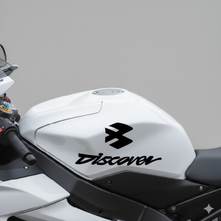 Bajaj Discover Die Cut Stickers Decals - DecalsHouse