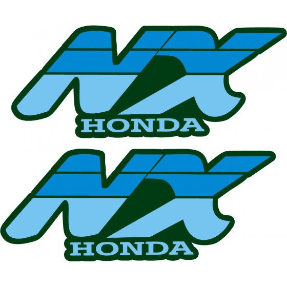 2x Honda Nx Stickers Decals