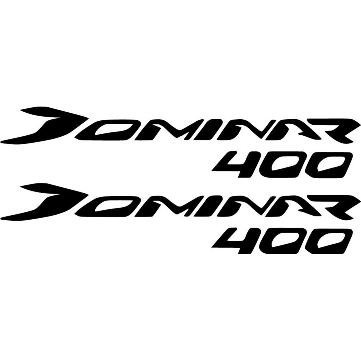 Bajaj Dominar 400 Die Cut Lettering Stickers Decals - DecalsHouse
