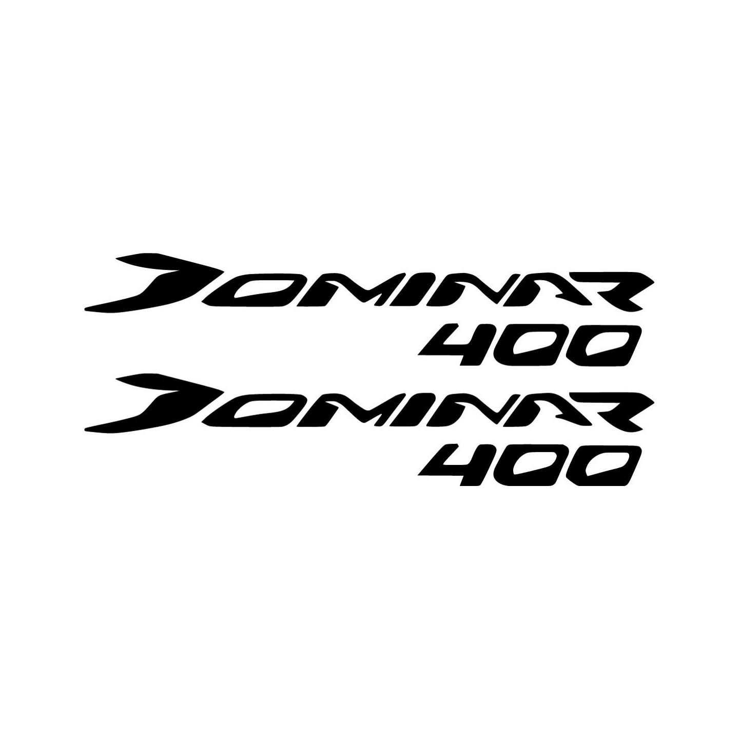 Dominar Sticker Bajaj Dominar 400 Die Cut Lettering Stickers Decals - DecalsHouse