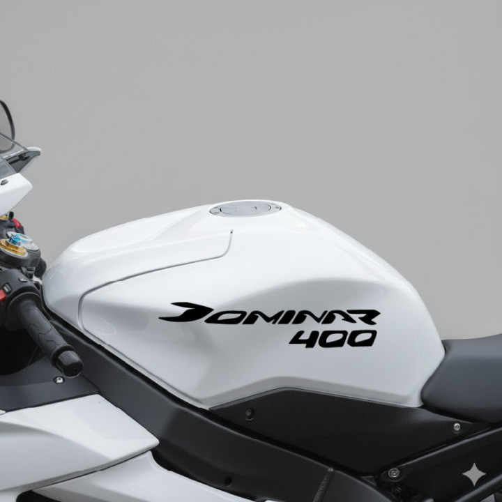 Bajaj Dominar 400 Die Cut Lettering Stickers Decals - DecalsHouse